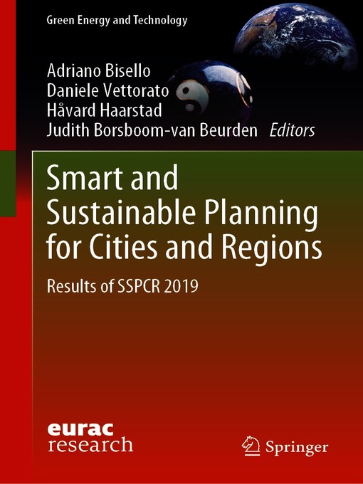 Title details for Smart and Sustainable Planning for Cities and Regions by Adriano Bisello - Available